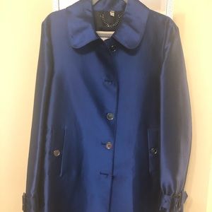 Burberry Blue classic trench coat